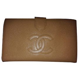 Chanel Geldbörsen Beige