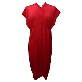 new Cacharel silk dress Red