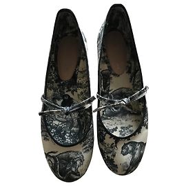 Christian Dior Ballerines Ballet-D Black