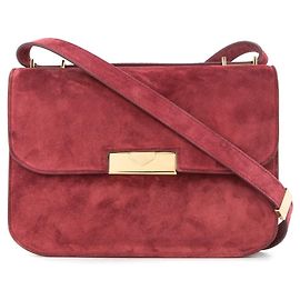 Victoria Beckham Red Suede Eva Red Dark red