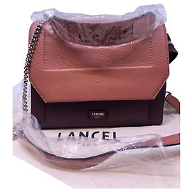 Bolso Ninon Lancel Negro Rosa Ciruela