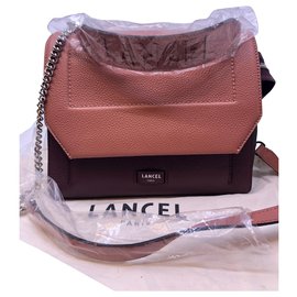 Sac Ninon Lancel Noir Rose Prune