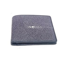 Autre Marque Wallet in blue stingray Blue