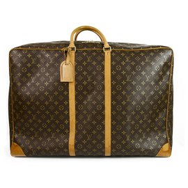 Louis Vuitton-Louis Vuitton Sirius 70 Monogram Canvas & Leather suitcase - soft luggage travel-Brown