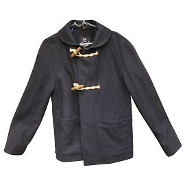 duffle-coat Gloverall taille M Bleu Marine