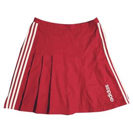 Adidas-gonne-Bianco,Rosso