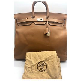 Hermès-HAUT A COURROIES 50 cm-Golden