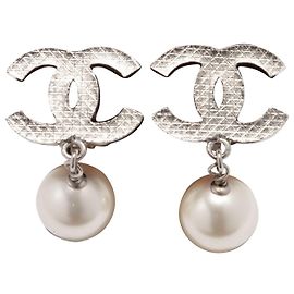 Chanel GROSSES SILBER CC GROSSE PERLE Silber
