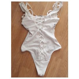 Autre Marque Anti-Flirt-Tops Weiß