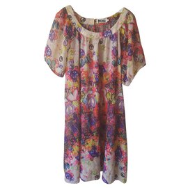 Autre Marque Robe Deluca en polyester multicolore Multicolore