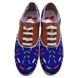 Autre Marque Twins For Peace Gacha Multiplay sneakers in pelle e perline Multicolore