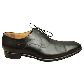 Autre Marque Sapatos Brogue Loding em couro preto Preto