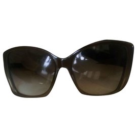 Bottega Veneta-Oculos escuros-Caqui