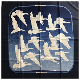Hermès-Aves migratórias-Azul marinho