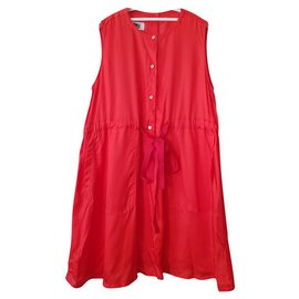 Mm6 Dresses Orange