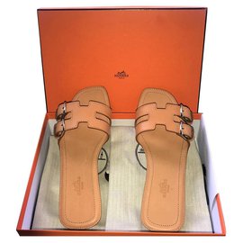 Hermès Hermes Remake Mules Bege
