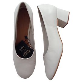 Zara Heels White Eggshell