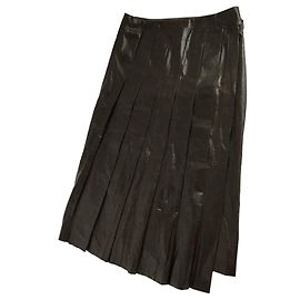 Junya Watanabe Faux Leather Wrap Saia Marrom