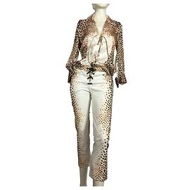 Roberto Cavalli Pantaloni tuta Multicolore