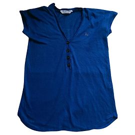 Autre Marque Top de lino azul Bérangère Claire Azul