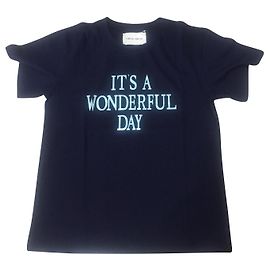 Maglietta Alberta Ferretti in cotone blu navy Blu navy