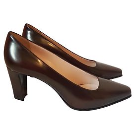 Giorgio Armani Tacones Burdeos Marrón oscuro