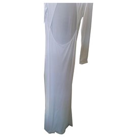 Underground White Open Back Dress White