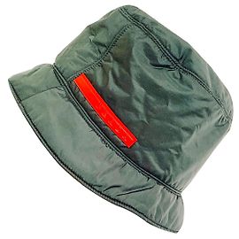 Prada Cappelli Berretti Verde scuro