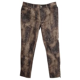 Calças Ralph Lauren de algodão e elastano Multicor