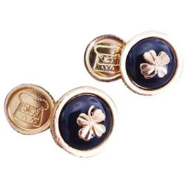 Gemelli vintage Chanel Nero D'oro