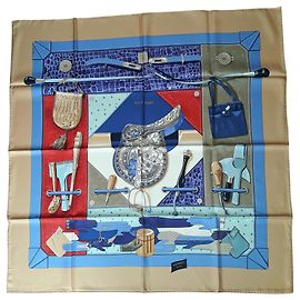Hermès Todo o couro Azul