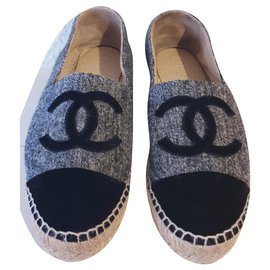 Chanel-Espadrillas di Chanel 39-Grigio