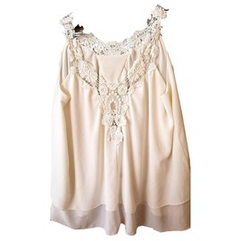 Hôtel Particulier White Polyester Top White