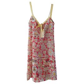 Camicia da notte di seta John Galliano - 40 Rosso