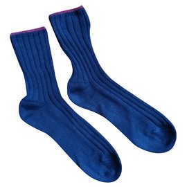 Miu Miu calcetines Burdeos Azul marino