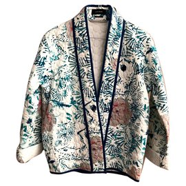 Isabel Marant Chaquetas Blanco Azul