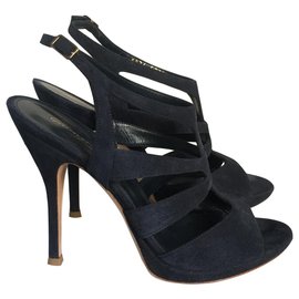 Gianvito Rossi-Sandals-Navy blue