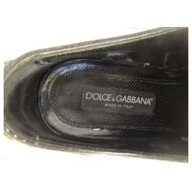 Dolce & Gabbana-Derbis de charol Dolce & Gabbana-Negro