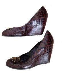 Fendi-Fendi shoes offsets-Brown