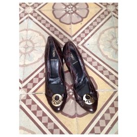 Fendi-Fendi shoes offsets-Brown