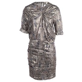 Isabel Marant Pour H&M Vestidos Multicor Metálico