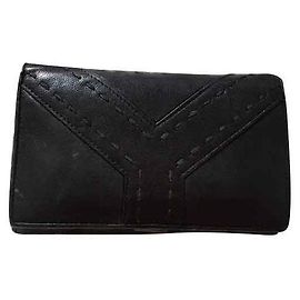 Yves Saint Laurent Wallet Black Black