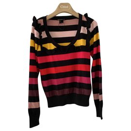 Pull multicolore rayée Sonia rykiel pour H&M Multicolore