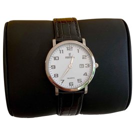 Autre Marque Relógios de quartzo Preto Prata Branco