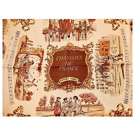 Hermès Coleccionista de hermes 1970: CANCIONES de FRANCIA Multicolor