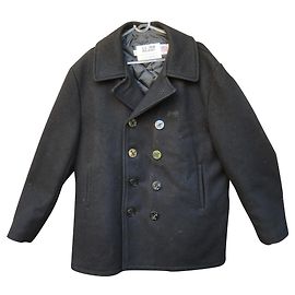 Schott Caban 740 N Pea Jacket "Made In Usa" T 56 Black