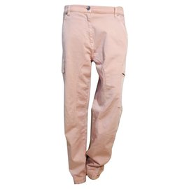 Calças Twin Set Laranja de Algodão e Elastano Laranja
