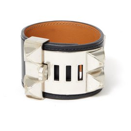 Hermès-MEDOR CDC S BLACK SILVER NUEVO-Negro,Plata