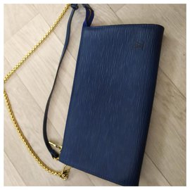 Louis Vuitton-Bolsa de accesorios-Azul oscuro