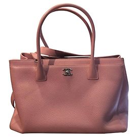 Chanel Pink Ejecutivo Cerf Tote Rosa